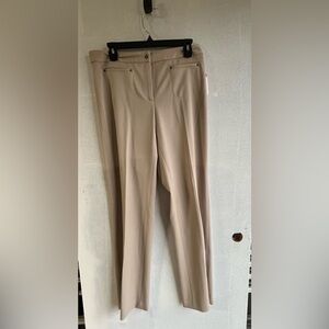 Elliott Lauren Tan Trousers with Relaxed Silhouettes